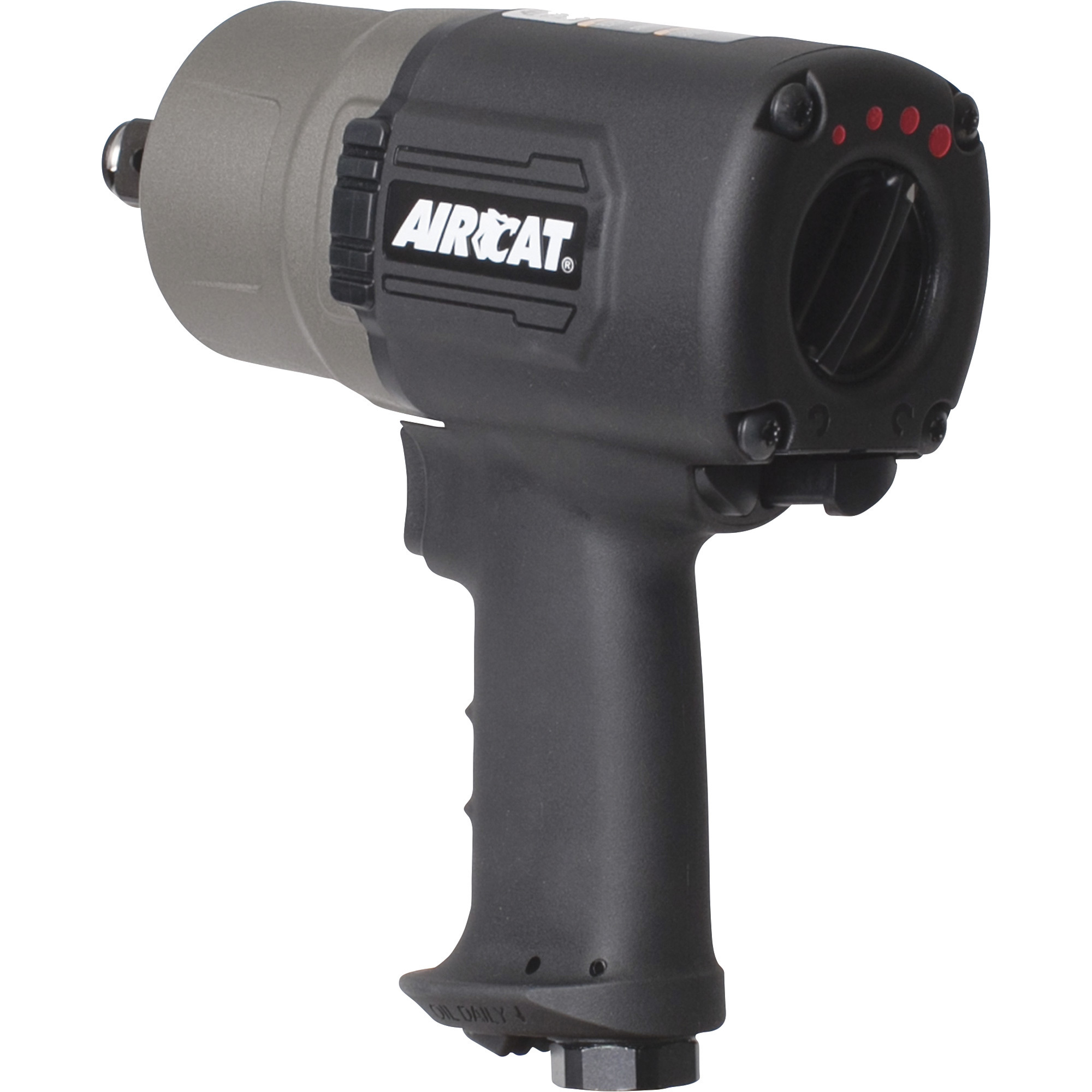 AIRCAT Super-Duty Air Impact Wrench, 3/4in. Drive, 8 CFM, 1400 Ft./Lbs. Torque, Model 1770-XL